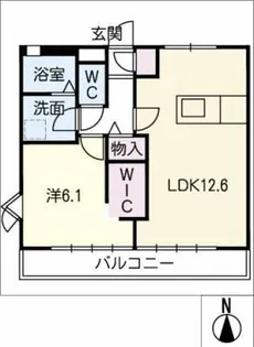 サンハイム西塚【2階】の間取り