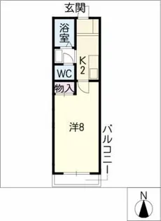 カーサローマ【2階】の間取り