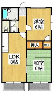ハイツみやび【2階】の間取り
