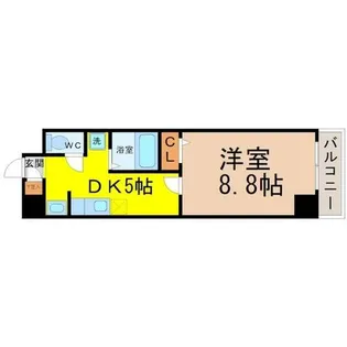 ソレアード関戸【7階】の間取り