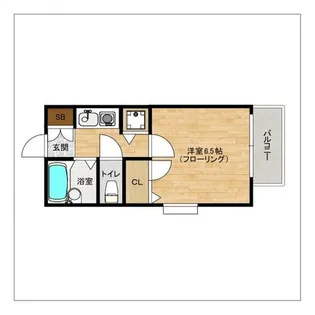 ダイナコートエスタディオ桜坂【5階】の間取り