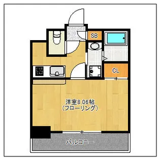 エンクレスト博多駅前II【3階】の間取り