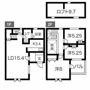 シーズンステージ三好ヶ丘桜【1階】の間取り
