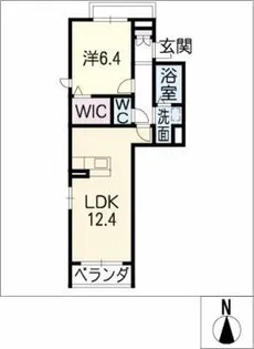 ヴィータセレーナ堂坂【3階】の間取り