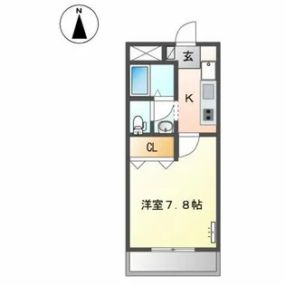 サニーフィールド七宝【2階】の間取り