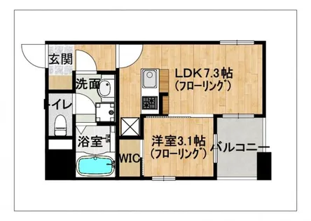 リアンシエルブルー香椎宮前【9階】の間取り