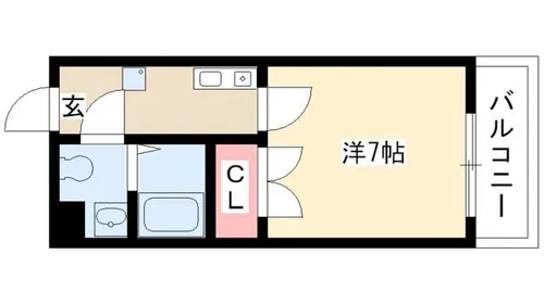 Mステージ栄【4階】の間取り