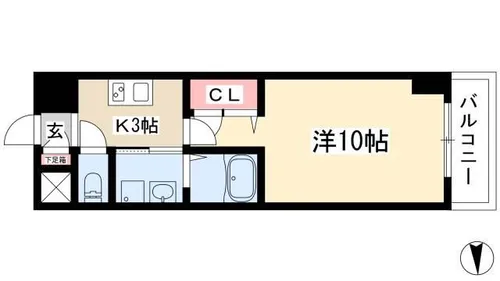 ファーニッシュ山王【2階】の間取り