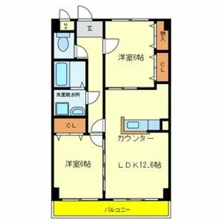 GrandChariot【4階】の間取り