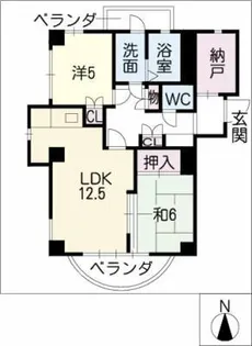 SMY88植田【4階】の間取り