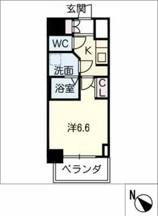 CKーRESIDENCE野並駅前【9階】の間取り