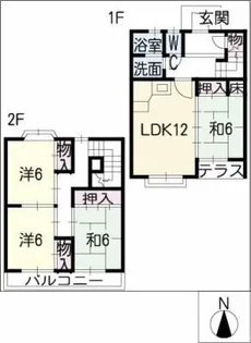 パーク緑【2階】の間取り