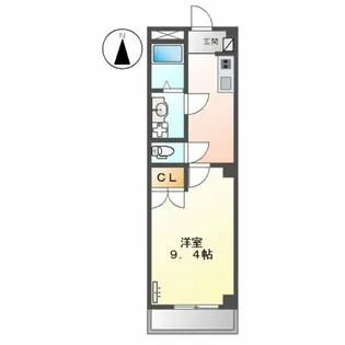 プランドールかの里【2階】の間取り