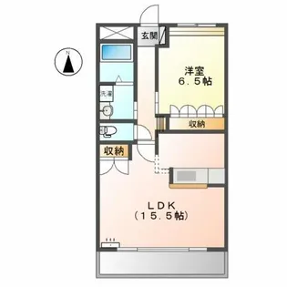 リバーサイド雅【3階】の間取り