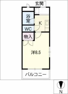 ハイツたんぽぽ【101号室】の間取り