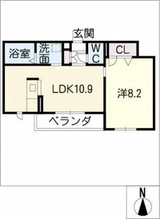 グランコート シトラス【2階】の間取り