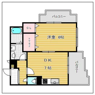 第3春幸ビル【401号室】の間取り