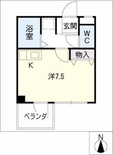 マンションアベニュー【3階】の間取り