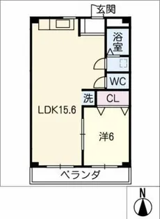 第一ヤマモリビル【3階】の間取り