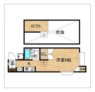 パンシオン・リーブルA棟【101号室】の間取り