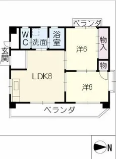 エトワール藤【2階】の間取り