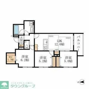 HEBEL MAISON 徳川園【201号室】の間取り