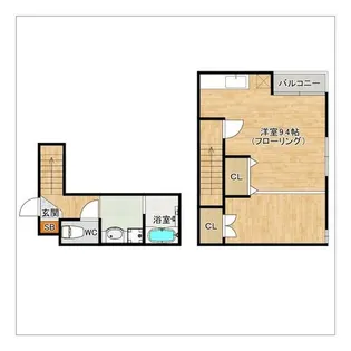 Bel Tempo周船寺【205号室】の間取り