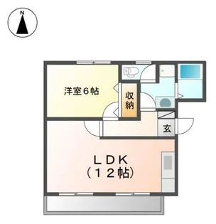 プチ・ボヌール【2階】の間取り