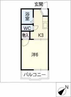 エステートB【1階】の間取り