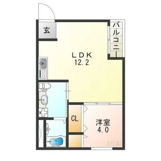 Fmaison住吉公園南【1階】の間取り