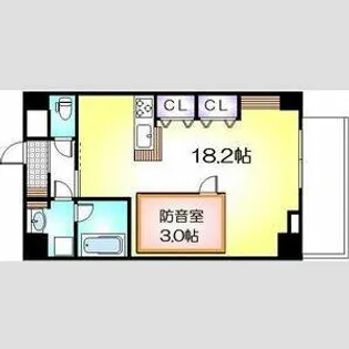 セントフィオーレ松葉【3階】の間取り