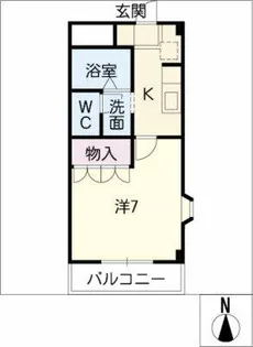 ウィング・コート【2階】の間取り