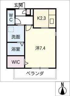グレニアコート【3階】の間取り