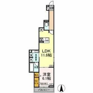 Willkommen(ヴィルコメン)【2階】の間取り
