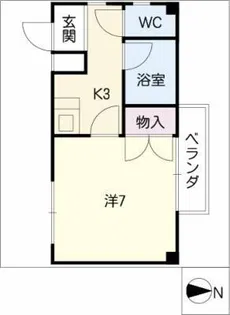 コーポあい【2階】の間取り