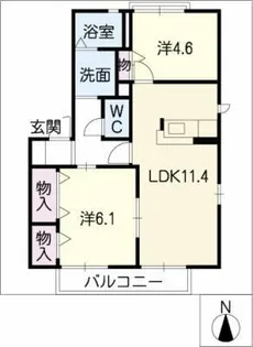 ドミール03【2階】の間取り