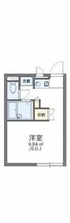 レオパレスミレニアム【205号室】の間取り