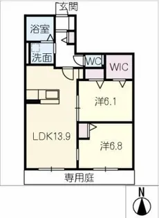 HEIM MAISON庄内通駅東 A棟【1階】の間取り