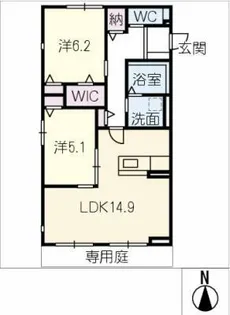 HEIM MAISON庄内通駅東 B棟【1階】の間取り