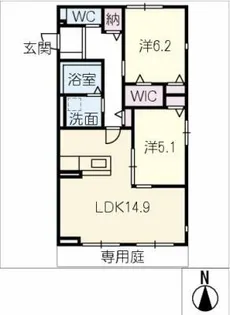 HEIM MAISON庄内通駅東 B棟【1階】の間取り