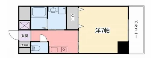 インタービレッジ東延末Ⅱ【3階】の間取り