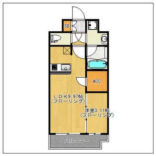 GRAND HILL IWASE BLD【11階】の間取り