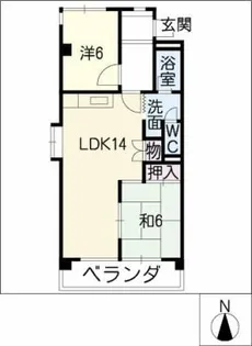 瑞郷ビル B棟【3階】の間取り