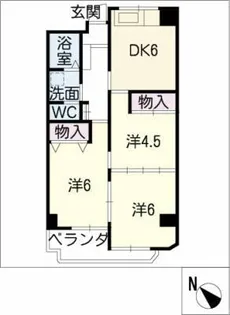 MARUMANマンション【8階】の間取り