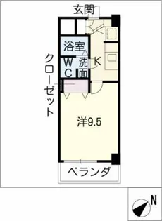 アーク徳重【3階】の間取り