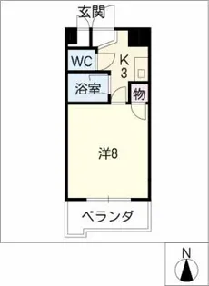 パラシオンFJ【3階】の間取り