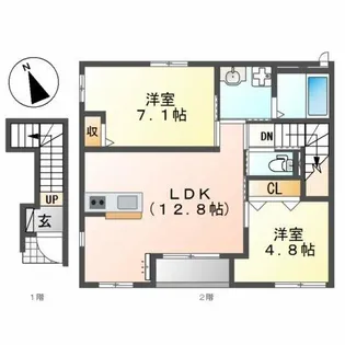 Arietta【2階】の間取り
