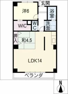三幸マンション【1階】の間取り