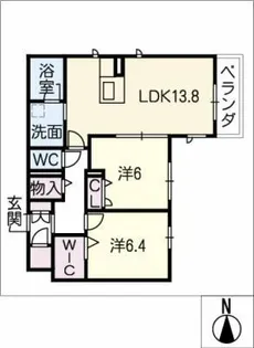 GRANDEL【2階】の間取り