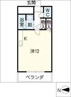 パークハウスタカシ【1階】の間取り